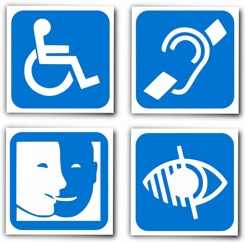 ADA Compliant Image, Vision, Wheel Chair, Hearing and Colour Impaired